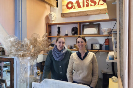 Anne-Laure PLOQUIN, directrice territoriale 17/33 et Pamela Harbonnier de la Régie de Quartiers DIAGONALES